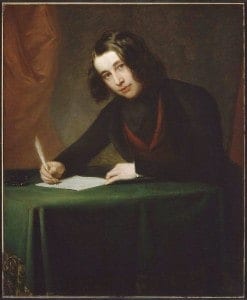 A portrait of Dickens in 1842 (Francis Alexander).