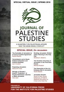 Most Read 2018: A Special Virtual Issue from the Journal of Palestine  Studies – UC Press Blog