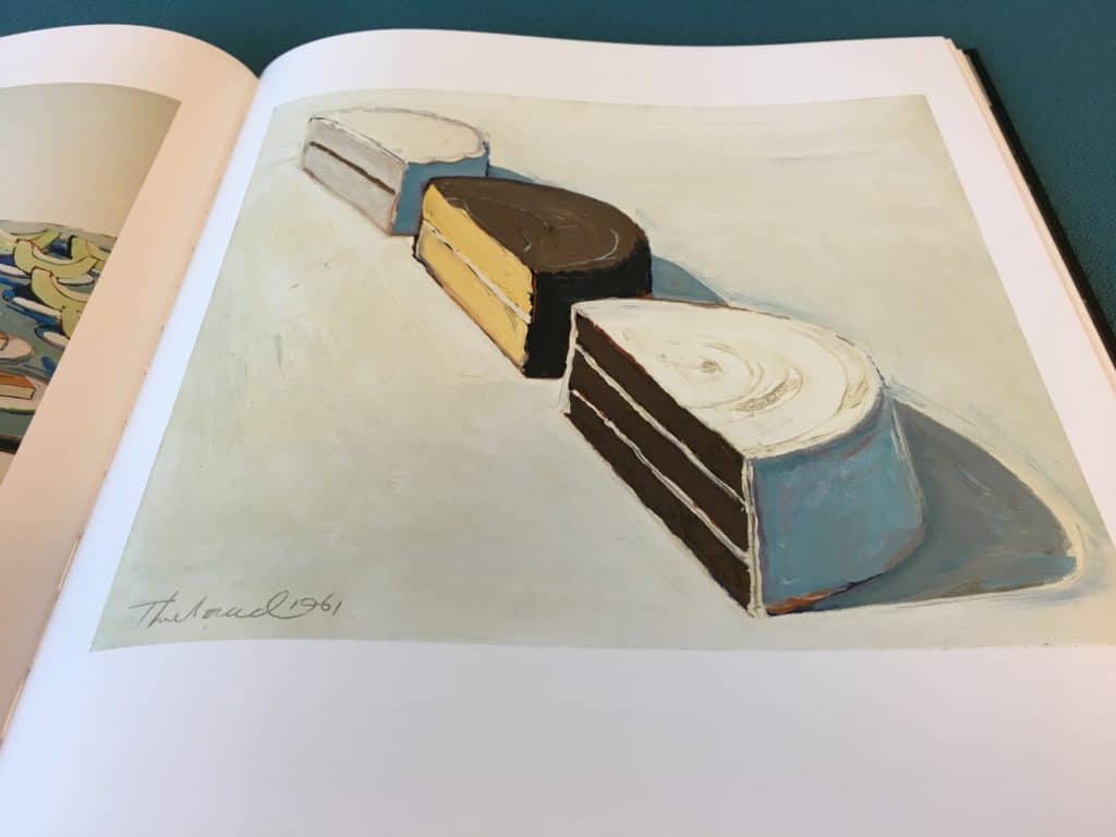 Detail photo of painting by Wayne Thiebaud